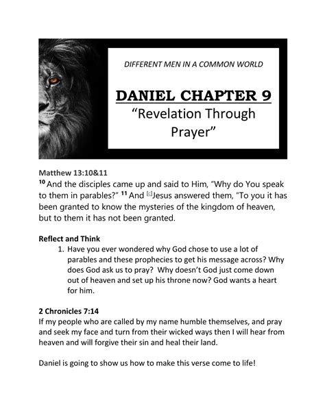 Image result for Daniel Chapter 9 Explained