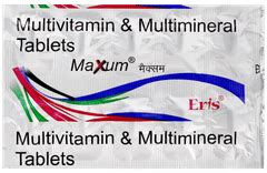Maxum Tablet 10 - Uses, Side Effects, Dosage, Price | Truemeds