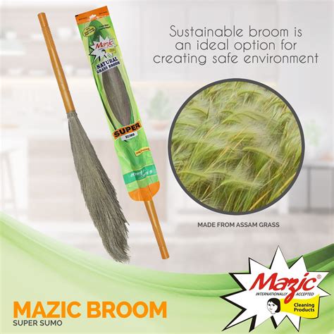 Buy Mazic Super Sumo Floor Broom Stick, Indian Brush Jhadu with ...