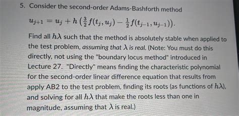 Image result for Adam Bashforth Method of Second Order