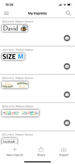 Professional printing of ribbon rolls with the COLOP e-mark Ribbon ...