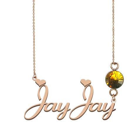 Sarah Name Necklace, Laofu Name Necklace, JayJay Name Necklace Best ...