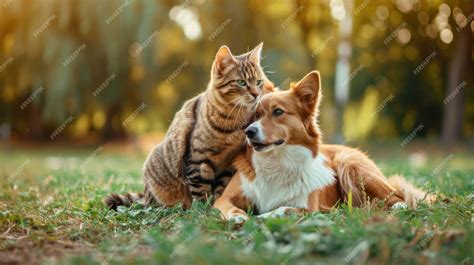 Premium Photo | A cat sitting on a dog