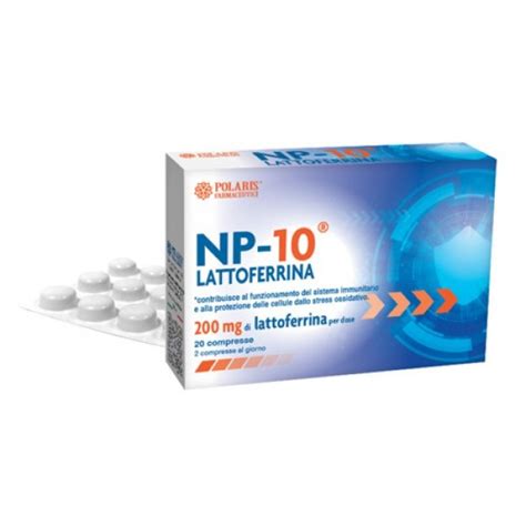 NP-10 Lactoferrin Polaris 20 Tablets - Loreto Pharmacy