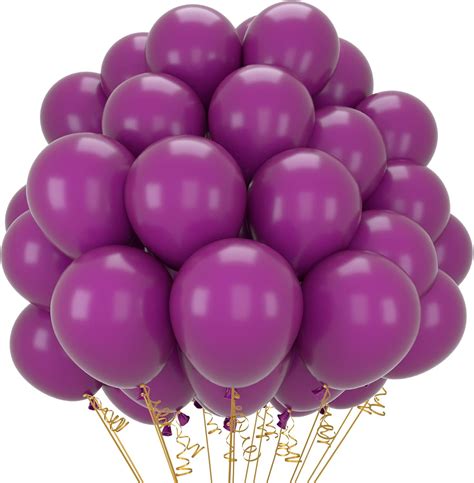 70Pack 12 Inch Dark Purple Balloons Matte Grape India | Ubuy
