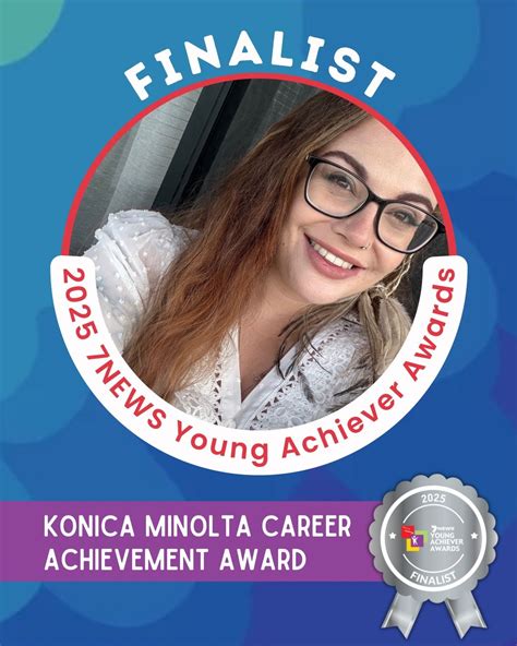 7 NEWS YOUNG ACHIEVERS FINALIST | Konica Minolta Career Achievement ...