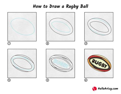 Rugby Ball Drawing 的图像结果