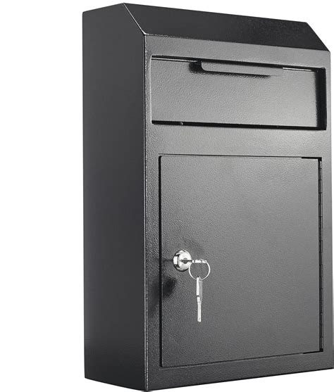 Metal Wall Mount Locking Deposit Drop Box Safe - India | Ubuy