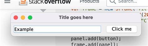Image result for J Window Java Example