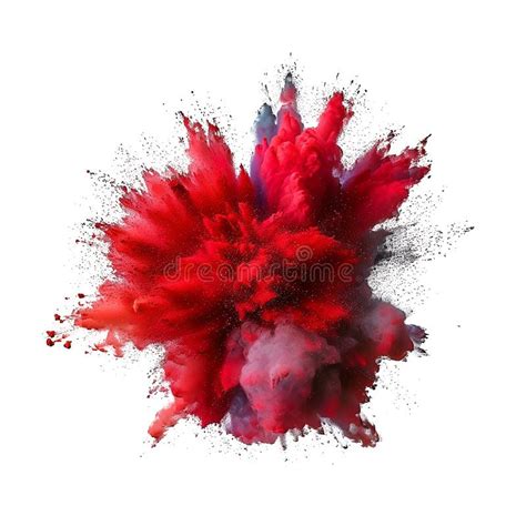 A Colorful Explosion of Paint is Shown in this Image. Stock Photo - Illustration of black ...