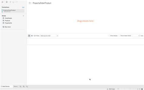 Tableau Data Join 的图像结果