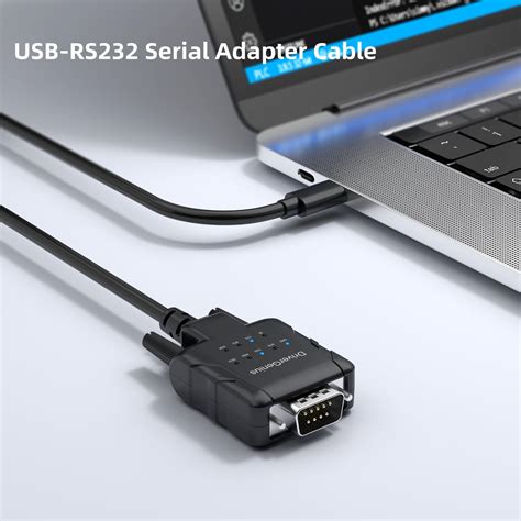 Buy DriverGenius SerialPulseX USB-C to Serial RS232 DB9 Adapter with 9 ...