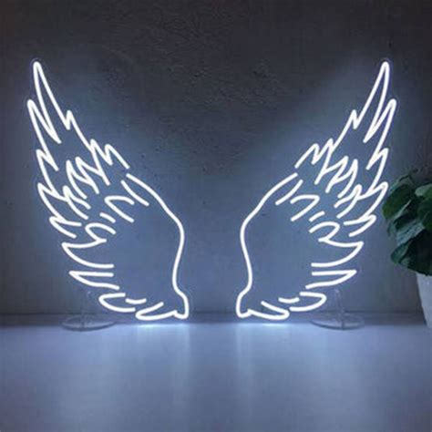 Angle Wings Custom Neon Signs – acrylicsheetsindia