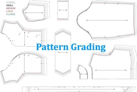 Image result for Pattern Grading Chart