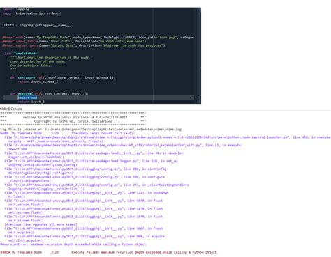 Image result for Error Installing Python Node in KNIME