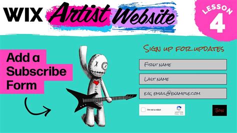 Image result for Wix Subscribe Form