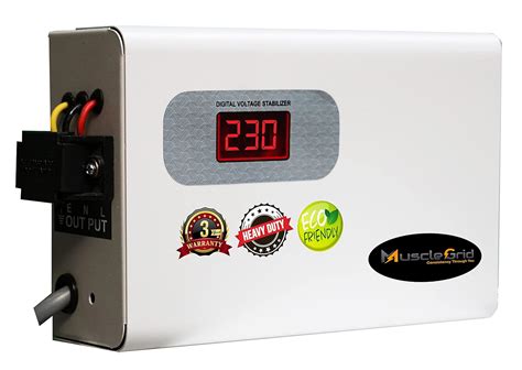 MuscleGrid 4KVA (170v-260vv) Heavy Duty Voltage Stabilizer and Guard ...