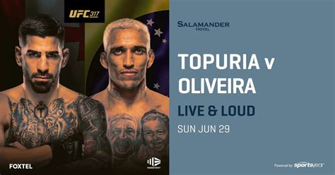 UFC 317: Topuria VS Oliveira , 7 Town Centre Cct, Salamander Bay, NSW ...