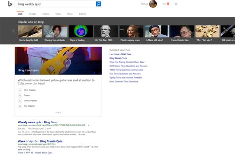 Bing Weekly Quiz Logo 的图像结果