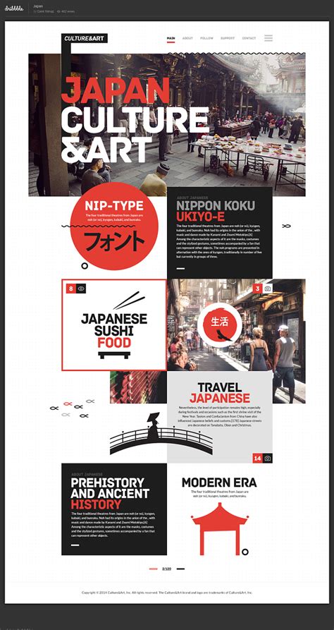 日本网站设计-Dribbble - japan.png by Cenk Yılmaz