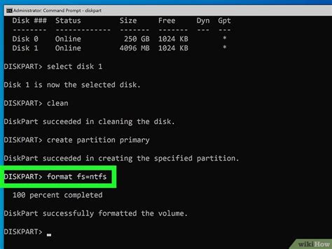 Format USB by Command Prompt 的图像结果