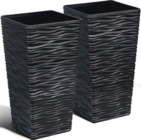 Amazon.com : Worth Garden Galvanized Steel Planter 2-Pack - Large:28 ...