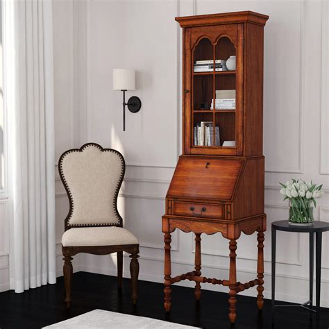 Unfinshed Secretary Desks For Small Spaces Small Secretary Desk With