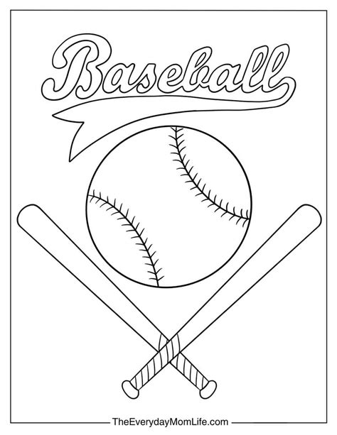 Baseball Drawing Pages 的图像结果