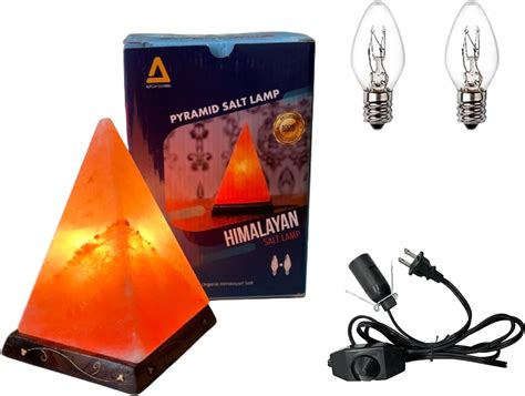 ApexGlobal Apex Global Himalayan Pink Salt Lamp Pyramid India | Ubuy
