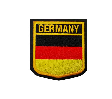 Patched Up Germany Country Flag Embroidered Patches | Durable ...
