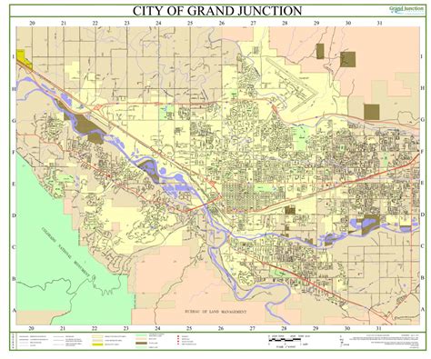 Grand Junction, Colorado Map by Avenza Systems Inc. | Avenza Maps