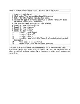 Basic Excel Sheet 的图像结果