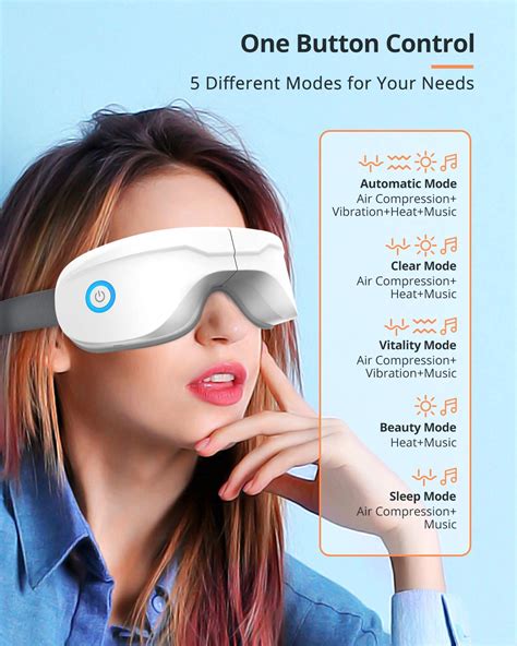 Eye Massager with Heat, Latumab Eye Therapy Massager with Compression ...