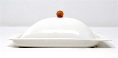 Buy Deco Pride Snow White Ceramic, BWC 565 BP, Bamboo & Ceramic Butter ...