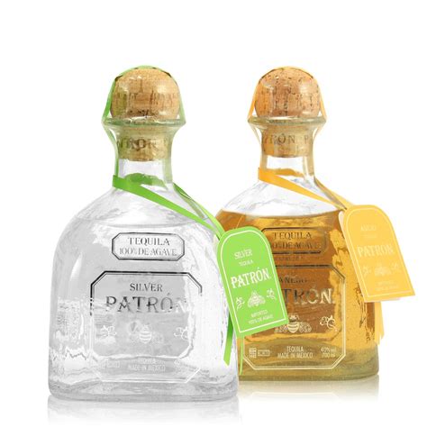 Silver & Gold (Patrón Silver 0.7L + Patrón Añejo 0.7L) (40% Vol ...