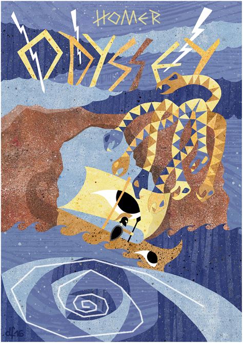 The Odyssey by Homer +++ illustration by Daniela Faber 2016 +++ ancient ...