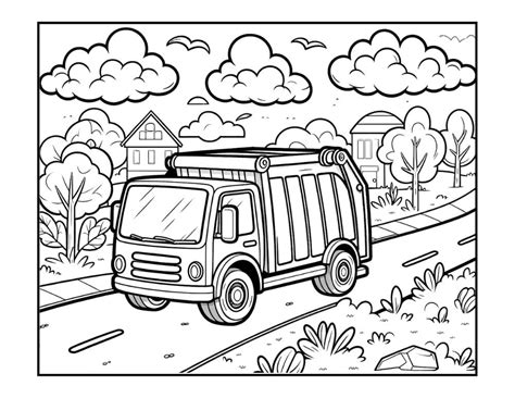 Garbage Collector Coloring Pages [2025]