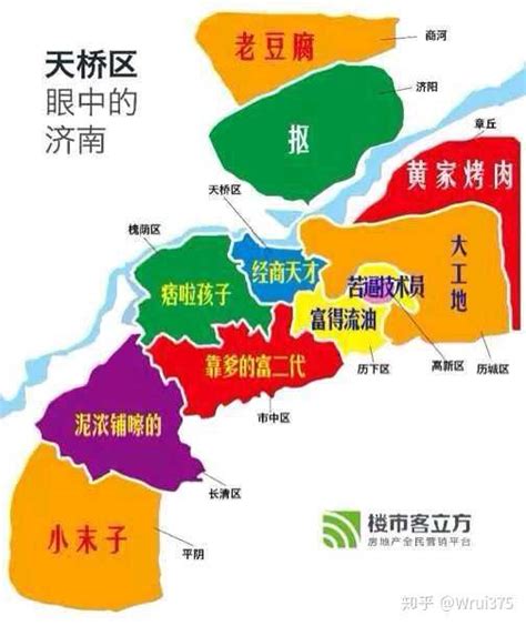 济南几个区的分布图-图库-五毛网