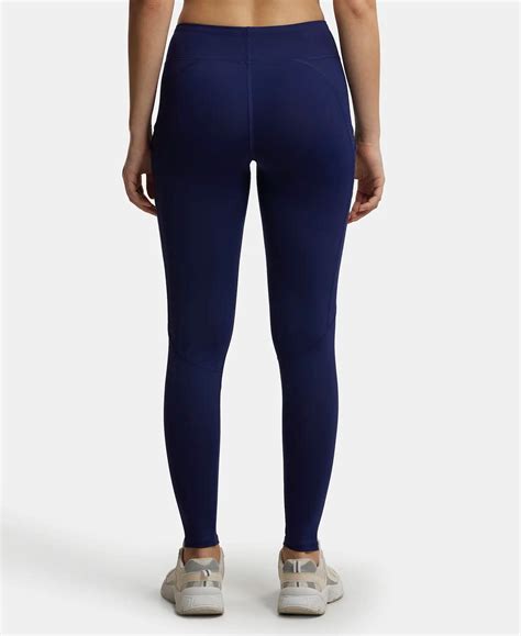 Buy Tactel Microfiber Elastane Performance Leggings with Broadwaistband ...