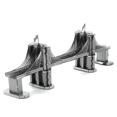 Metal Works NYC New York City BROOKLYN BRIDGE 3D Laser Cut Model puzzle ...
