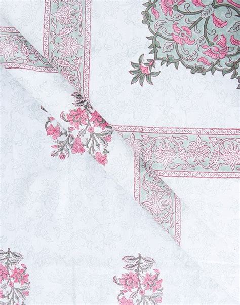 Table Cover Hand block Printed Cotton – MYYRA