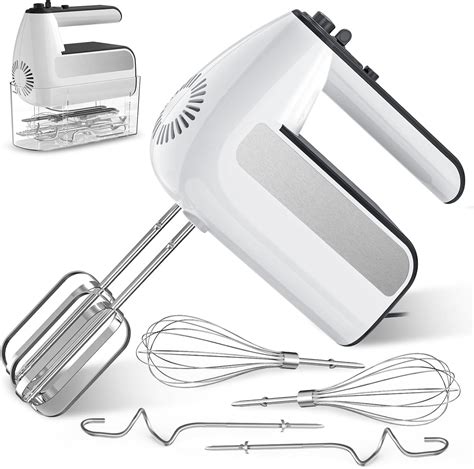 Amazon.com: 5-Speed Electric Hand Mixer, 800W Handheld Mixer with Turbo ...