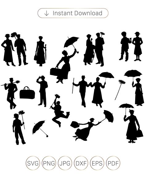 Mary Poppins Bert Silhouette