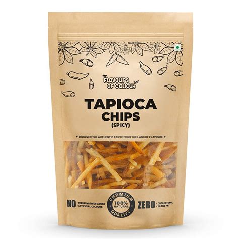 Flavours of Calicut - Kerala Tapioca (Kappa) Chips - 500g : Amazon.in ...