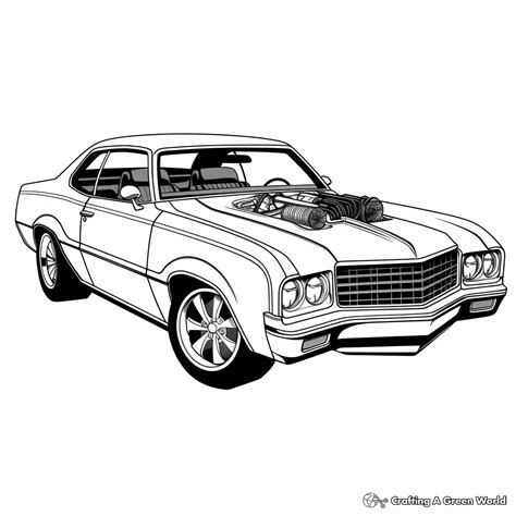 Muscle Car Coloring Pages - Free & Printable!