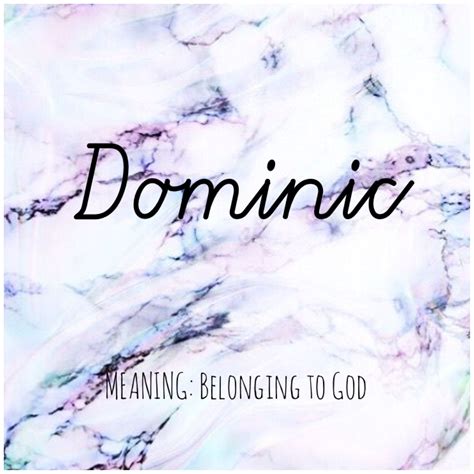 DOMINIC #Names #Dominic #BabyNames | Names with meaning, Pretty names ...