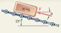 Determine the magnitude and direction of the smallest force F. shown ...