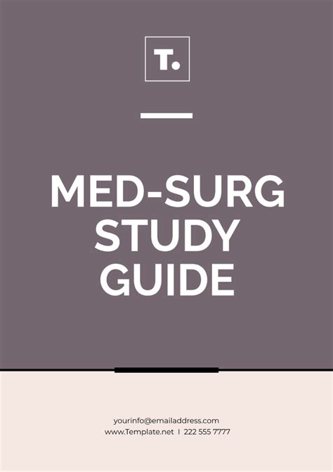Image result for Med Surg Study Guide