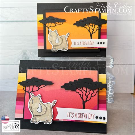 Rhino Ready - Coffee & Crafts - Linda Cullen - Stampin' Up!