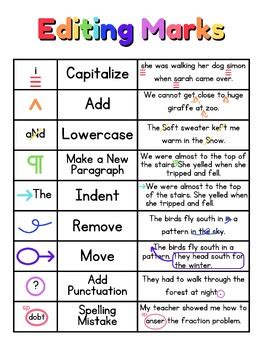 Image result for Writing/Editing Marks